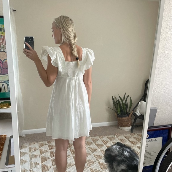 White Target Dress - Picture 2 of 5